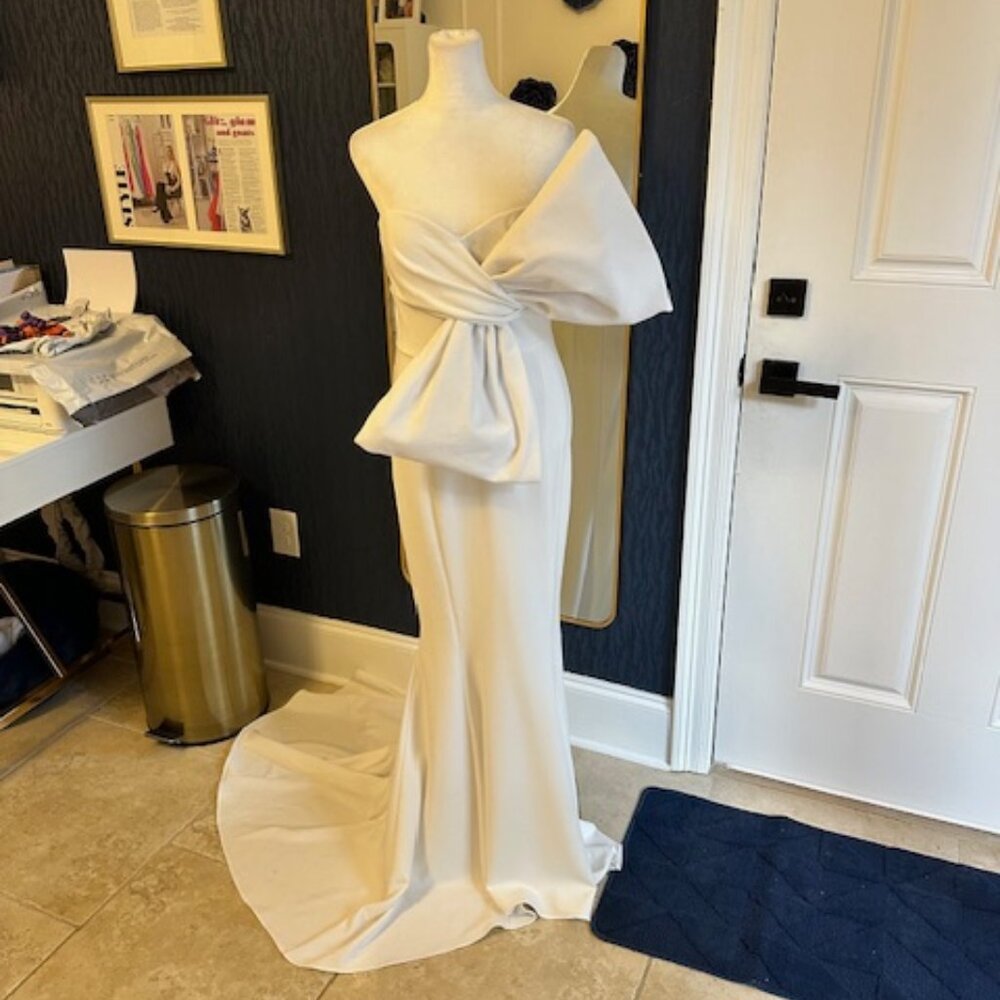 White Bow Gown
